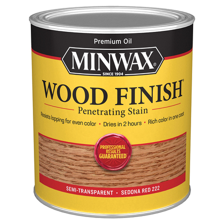 MINWAX 1 Qt Sedona Red Wood Finish Oil-Based Wood Stain 70043